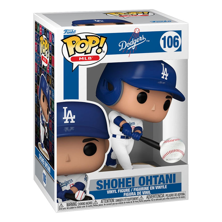 Funko Shohei Ohtani MLB LA Dodgers POP Vinyl Figure Home Jersey Batting 9 cm