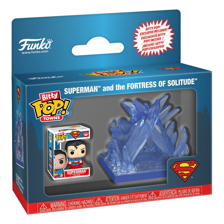 Funko Superman DC Comics Bitty POP Towns Vinyl Figure Fortress of Solitude