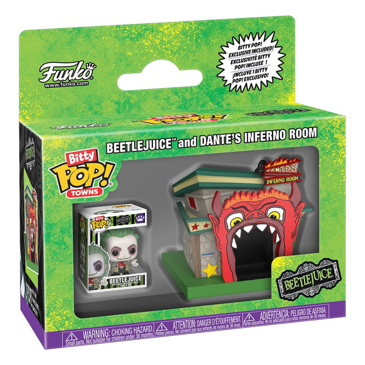 Funko Beetlejuice Beetlejuice Bitty POP Towns Vinyl Figure Dantes Inferno Room