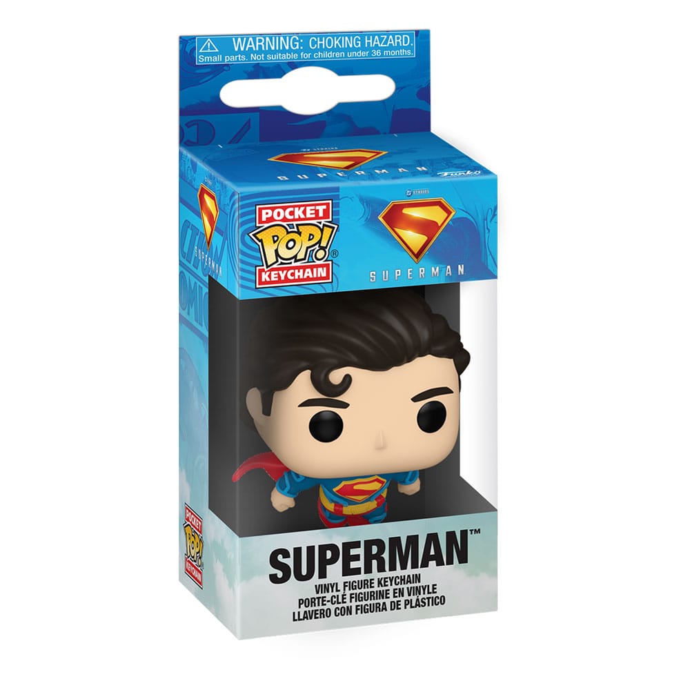 Superman Superman Superman 2025 Funko POP Vinyl Keychain Display 12