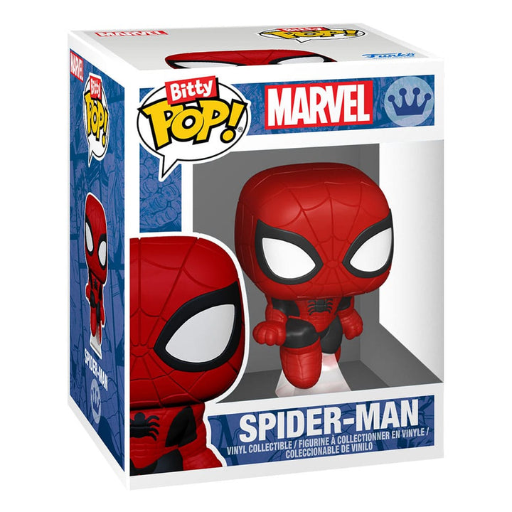 Funko Spider Man Peter Parker Miles Morales Gwen Stacy Bitty POP Series 1 Vinyl Figure 4 Pack