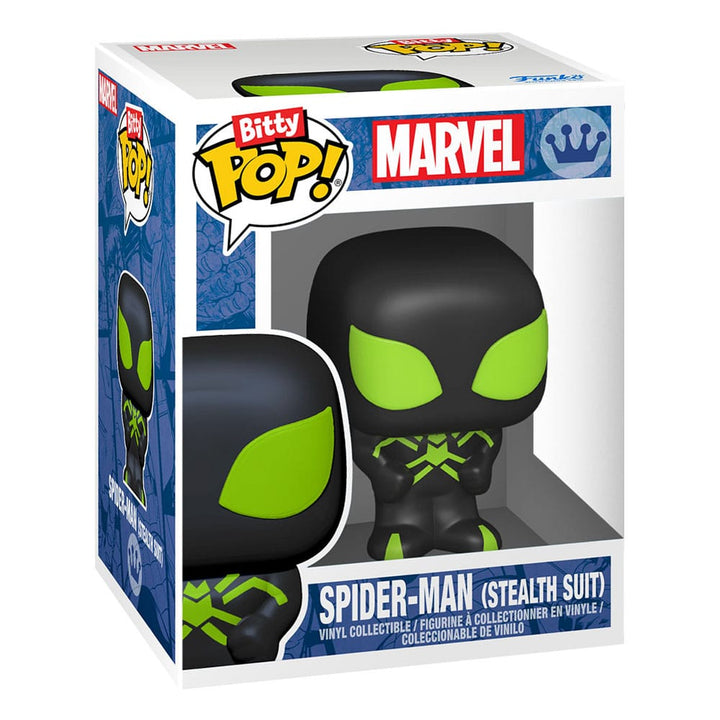 Funko Spider Man Peter Parker Miles Morales Gwen Stacy Bitty POP Series 1 Vinyl Figure 4 Pack