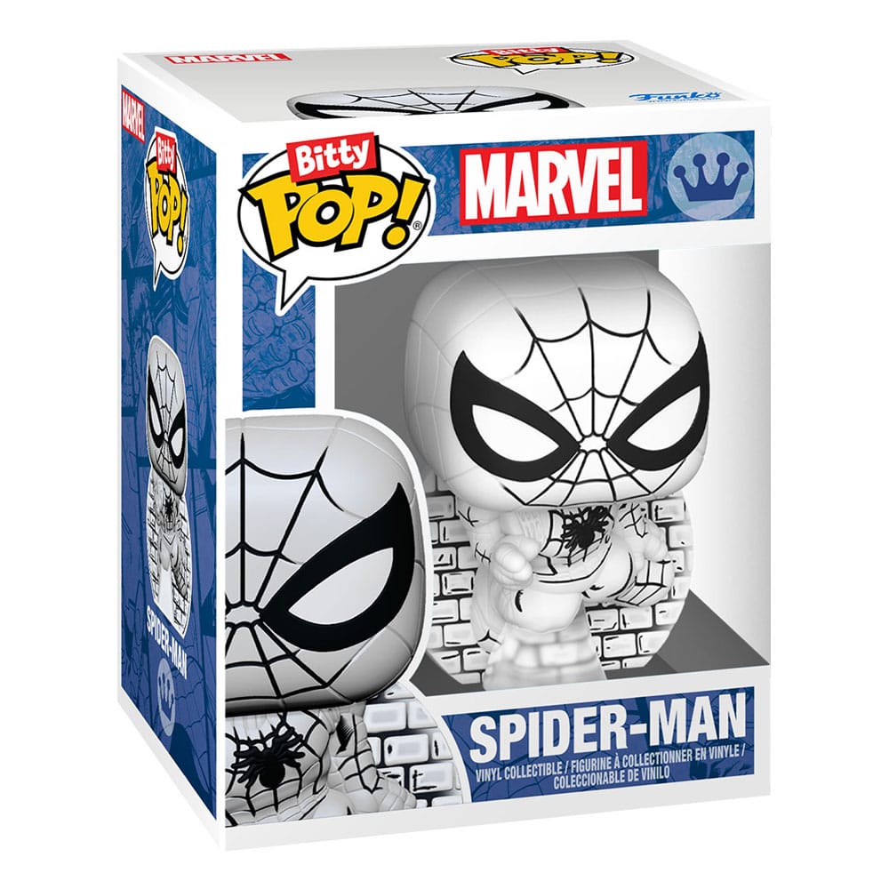 Funko Spider Man Peter Parker Miles Morales Gwen Stacy Bitty POP Series 1 Vinyl Figure 4 Pack