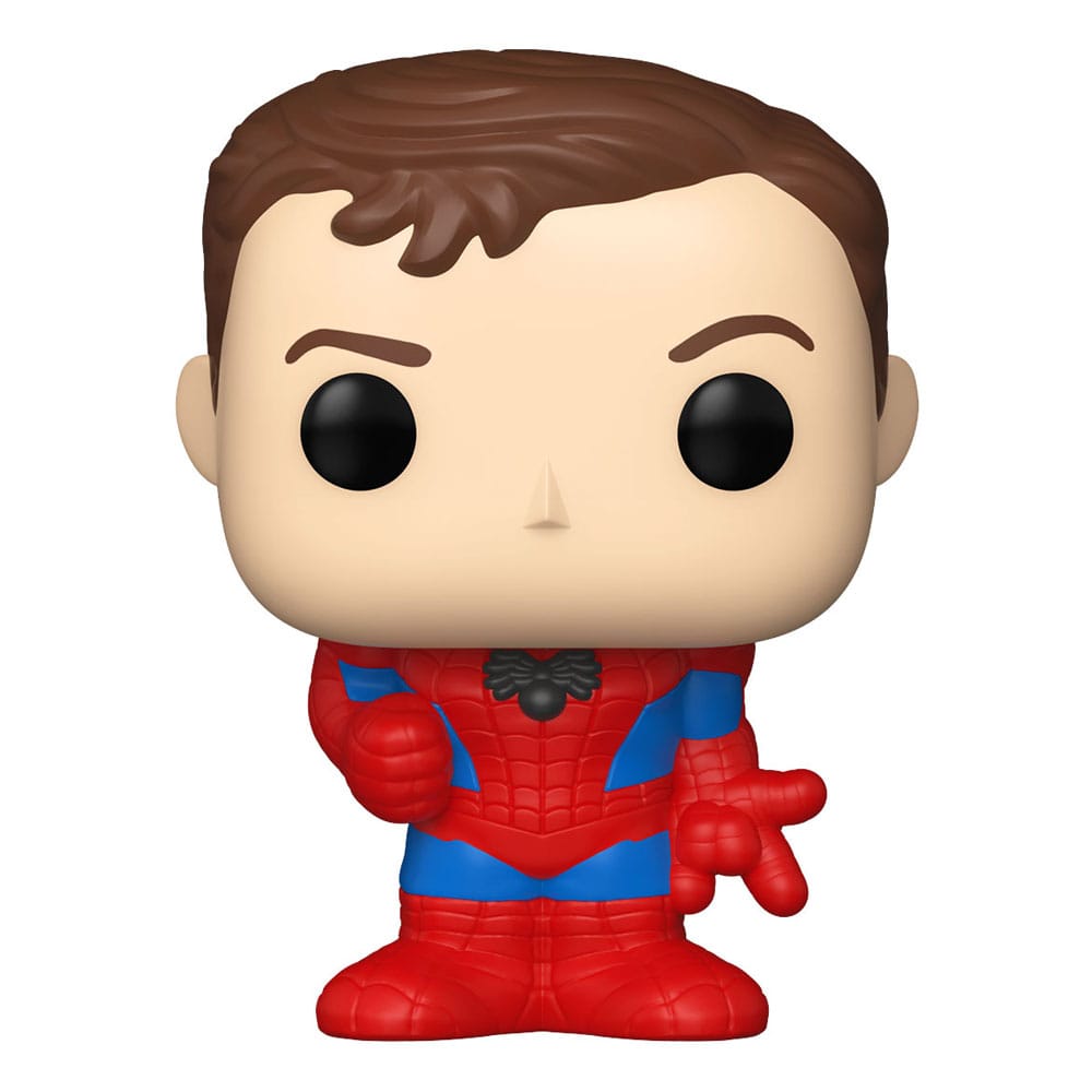 Funko Spider Man Peter Parker Miles Morales Gwen Stacy Bitty POP Series 1 Vinyl Figure 4 Pack
