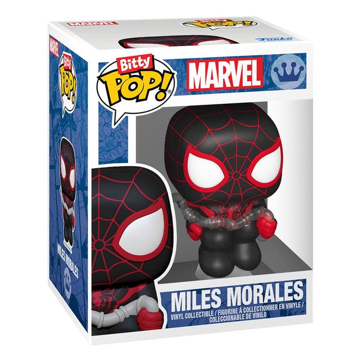 Funko Spider Man Peter Parker Miles Morales Gwen Stacy Bitty POP Series 2 Vinyl Figure 4 Pack