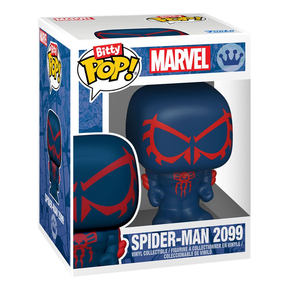 Funko Spider Man Peter Parker Miles Morales Gwen Stacy Bitty POP Series 2 Vinyl Figure 4 Pack