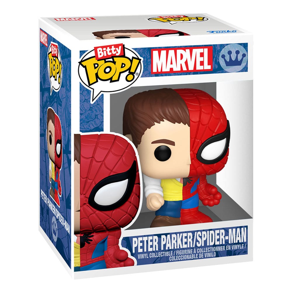 Funko Spider Man Peter Parker Miles Morales Gwen Stacy Bitty POP Series 4 Vinyl Figure 4 Pack