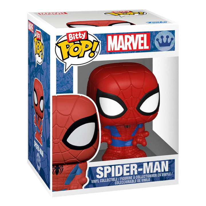 Funko Spider Man Peter Parker Miles Morales Gwen Stacy Bitty POP Series 4 Vinyl Figure 4 Pack