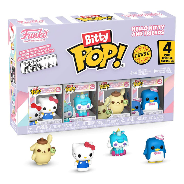 Funko Hello Kitty My Melody Pochacco Badtz Maru Bitty POP Series 1 Vinyl Figure 4 Pack