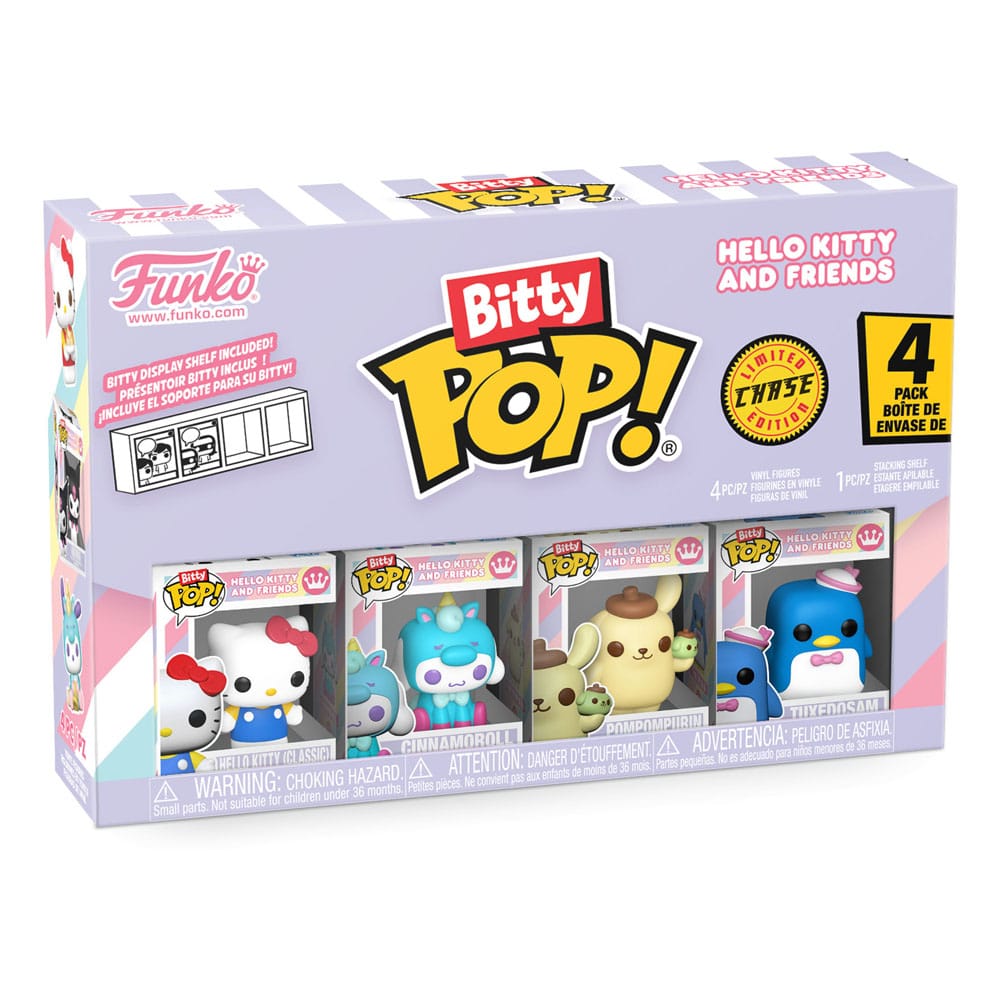 Funko Hello Kitty My Melody Pochacco Badtz Maru Bitty POP Series 1 Vinyl Figure 4 Pack