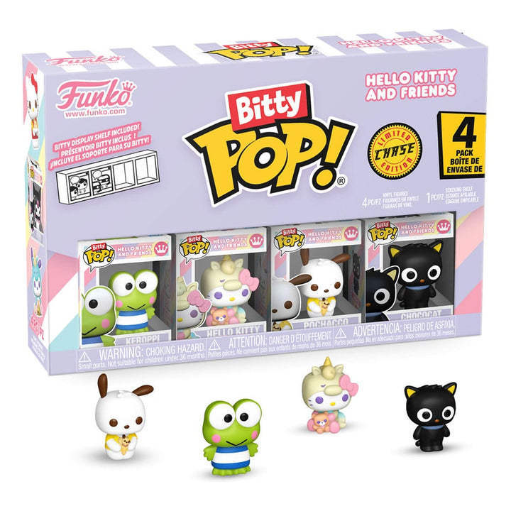 Funko Hello Kitty My Melody Pochacco Badtz Maru Bitty POP Series 2 Vinyl Figure 4 Pack