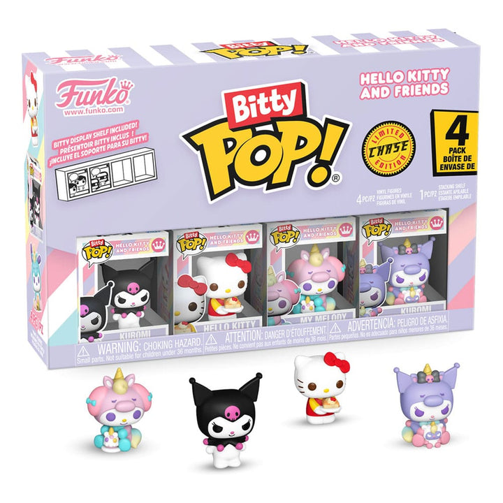 Funko Kuromi Hello Kitty My Melody Bitty POP Series 3 Vinyl Figure 4 Pack