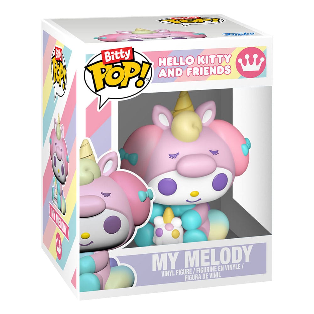 Funko Kuromi Hello Kitty My Melody Bitty POP Series 3 Vinyl Figure 4 Pack