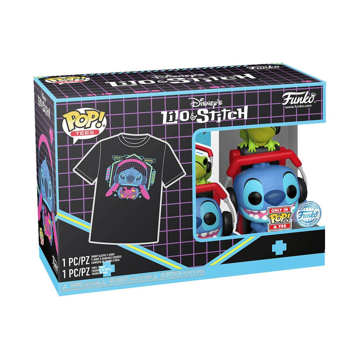 Stitch with Frog Lilo and Stitch Funko POP! Tee Box