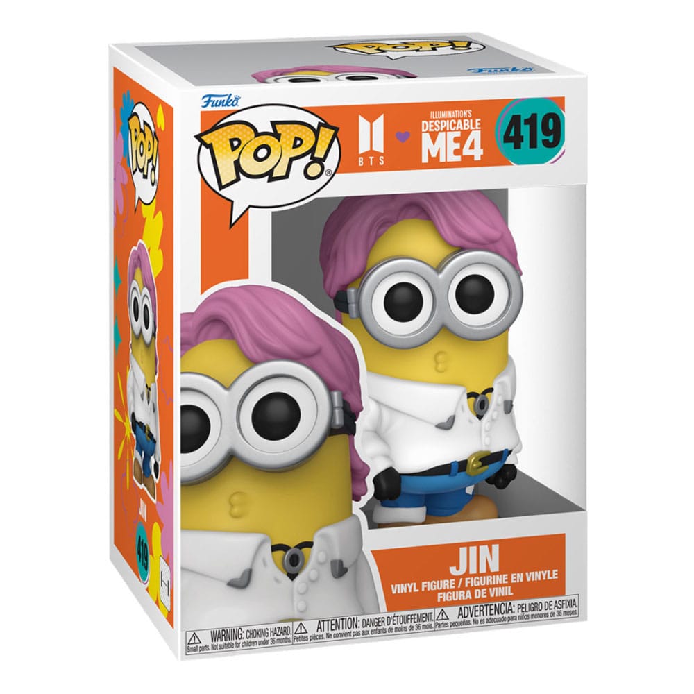 Minions x BTS Full Band (7) Funko POP! Vinyl Figures