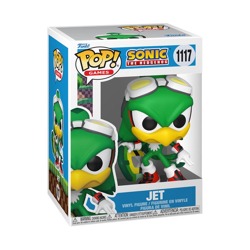 Jet the Hawk with Board Sonic the Hedgehog Funko POP! Vinyl Figure