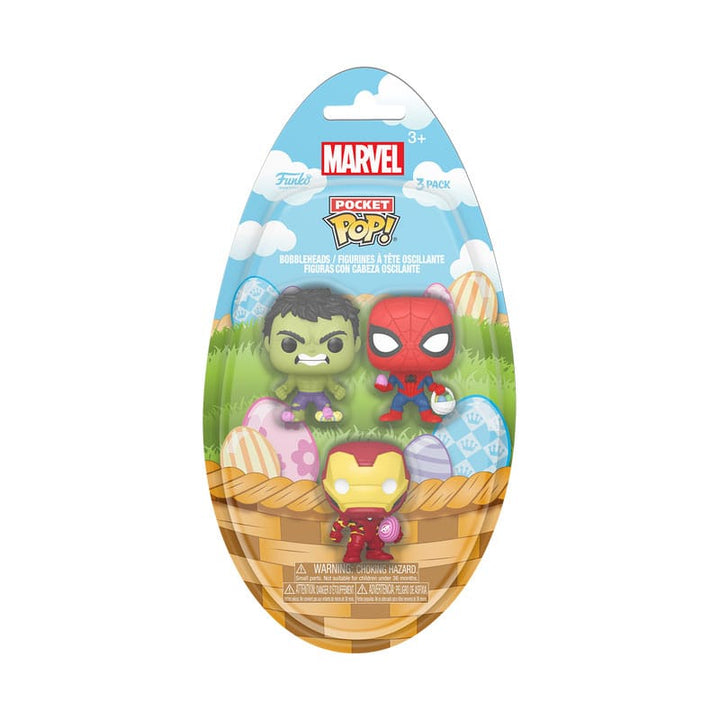Spider Man Iron Man Hulk Marvel Funko Pocket POP! Vinyl Figure