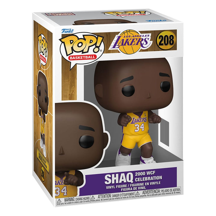 NBA Legends Shaquille O'Neal POP Sports Vinyl Figure Lakers 2000 WCF Celebration 9 cm