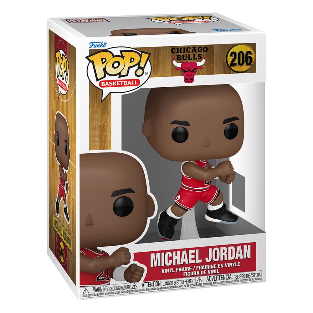 NBA Legends Michael Jordan POP Sports Vinyl Figure Bulls 1989 The Shot 9 cm