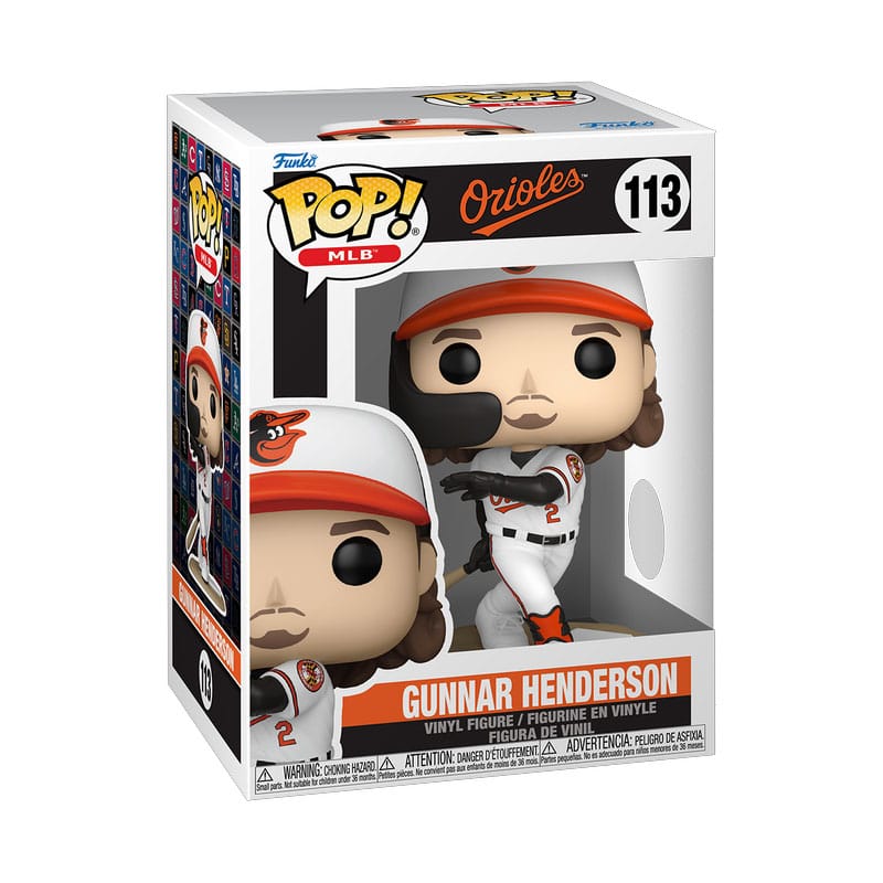MLB Gunnar Henderson Orioles POP Vinyl Figure 9 cm