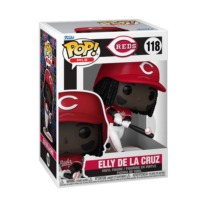 MLB Elly De La Cruz Reds POP Vinyl Figure 9 cm