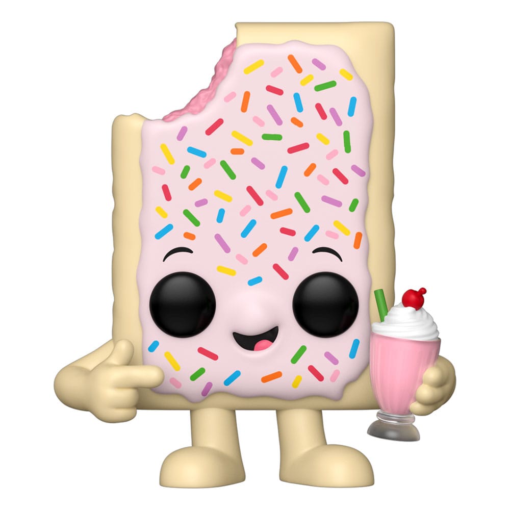 Pop Tarts Mascot Strawberry Milkshake POP Ad Icons Vinyl Figure 9cm