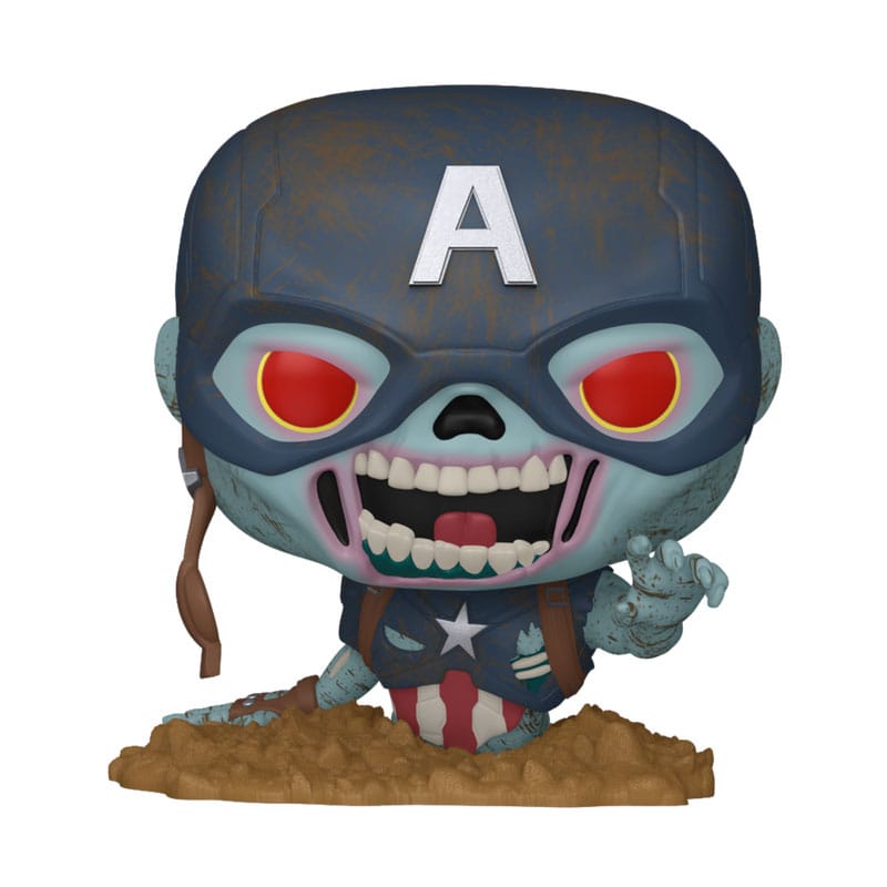 Zombie Captain America Marvel Zombies Funko POP! Vinyl Figure