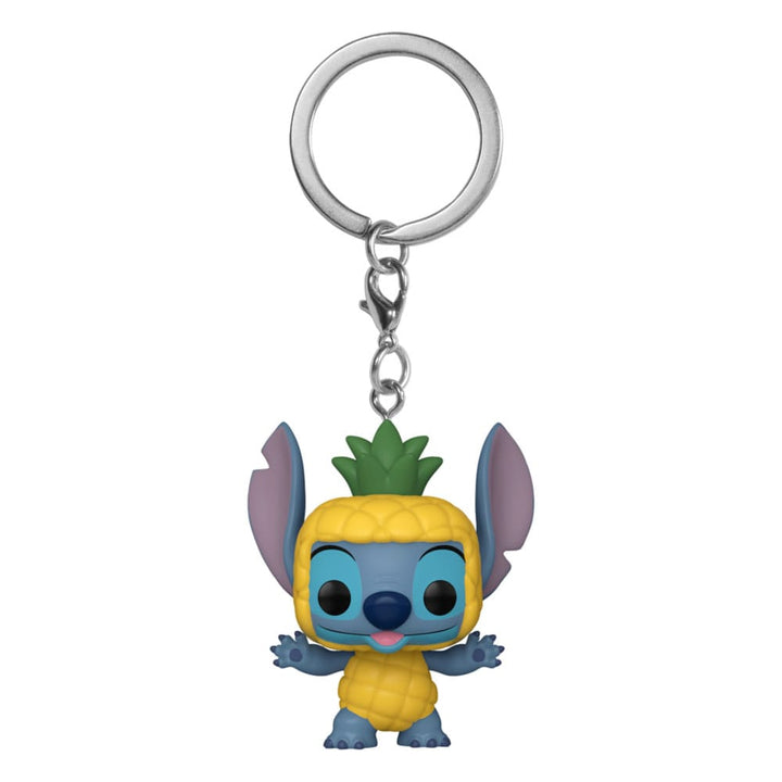 Stitch as Pineapple Display Lilo and Stitch Pocket POP! Vinyl Keychains (12-Pack)