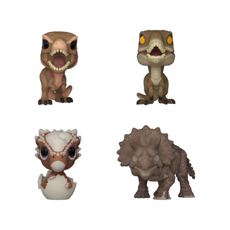 Jurassic World Amber Pocket POP Vinyl Figure PDQ Display Box of 12 4 cm