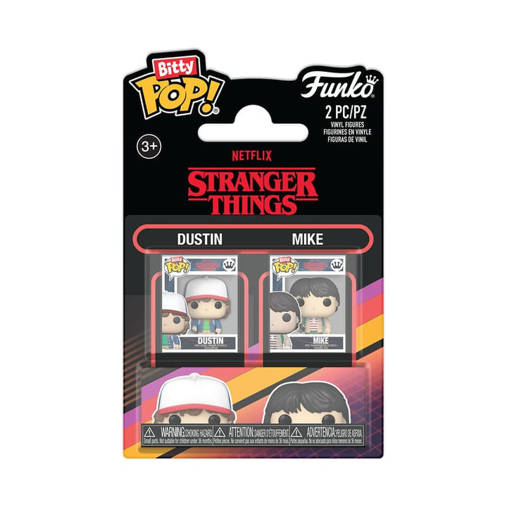 Dustin & Mike Stranger Things Funko Bitty POP! Vinyl Figure 2-Pack