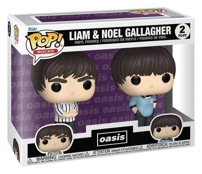 Oasis Liam & Noel Gallagher 2-Pack Funko Pop! Vinyl Figures