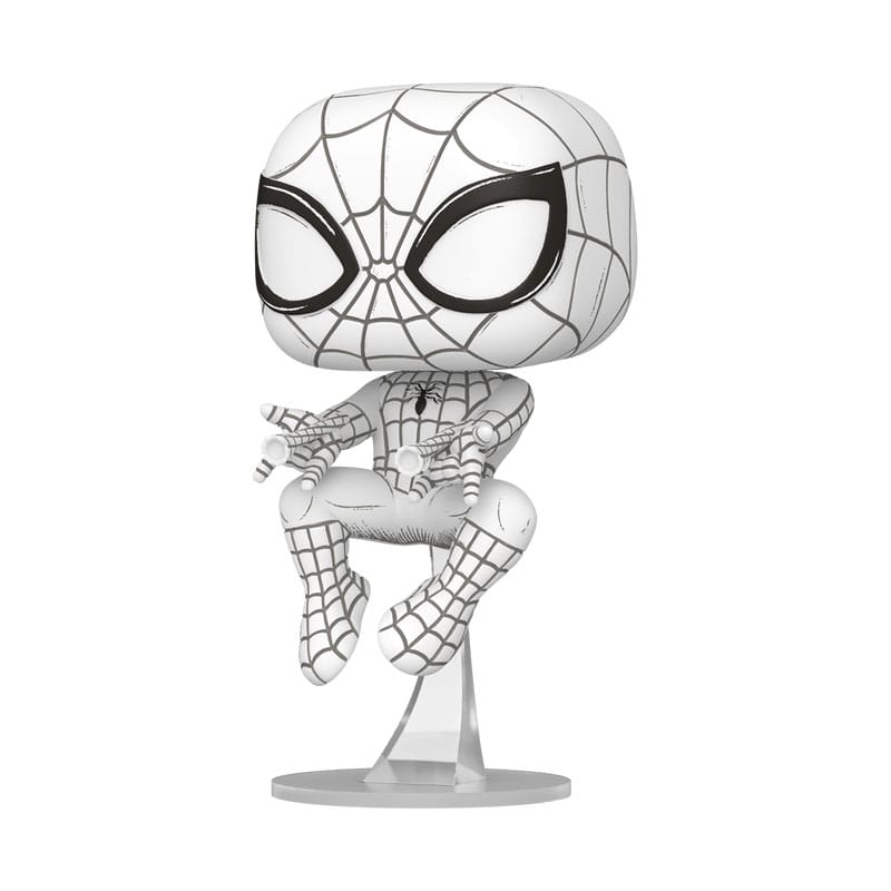 Spider-Man Sketched Marvel POP! Vinyl Figure