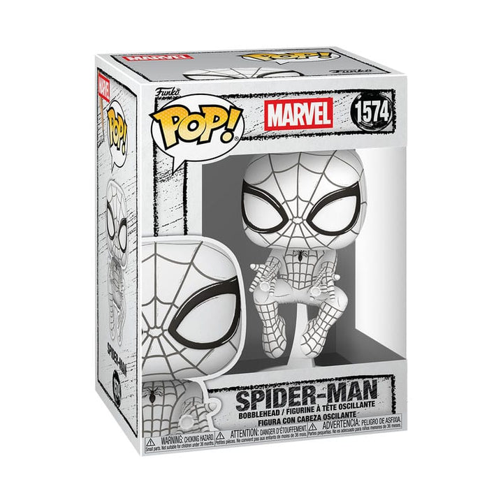 Spider-Man Sketched Marvel POP! Vinyl Figure
