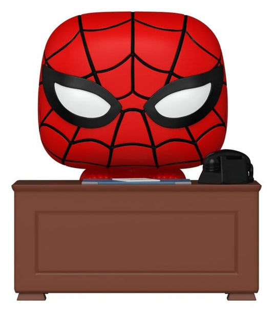 Spider-Man with Desk Marvel Meme Funko Pop! Premium Vinyl Figure