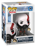 Kratos with Mimir's Head God of War Ragnarök Funko Pop! Vinyl Figure alternate view 2