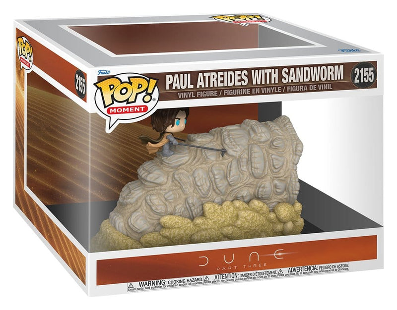 Paul Atreides with Sandworm Dune: Part Three Funko Pop! Moment Vinyl Figure