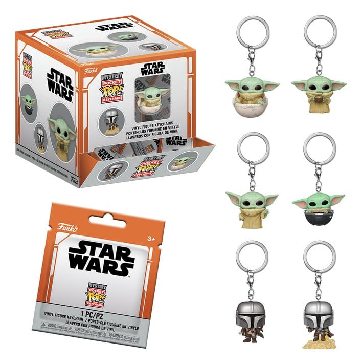 The Mandalorian Star Wars Funko Pop! Mystery Keychain, Styles Vary