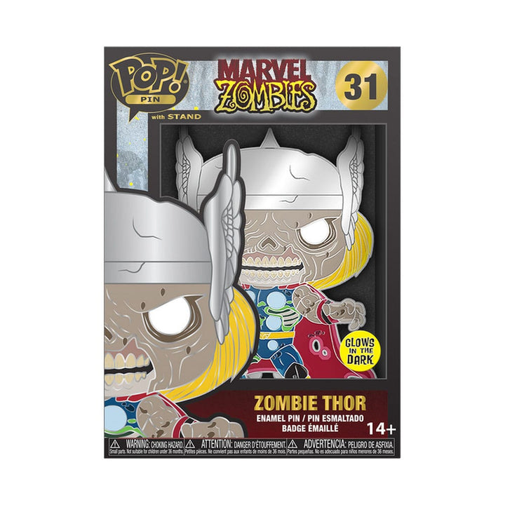 Marvel Zombie Loungefly POP! Enamel Pin Thor (Glow-in-the-Dark)