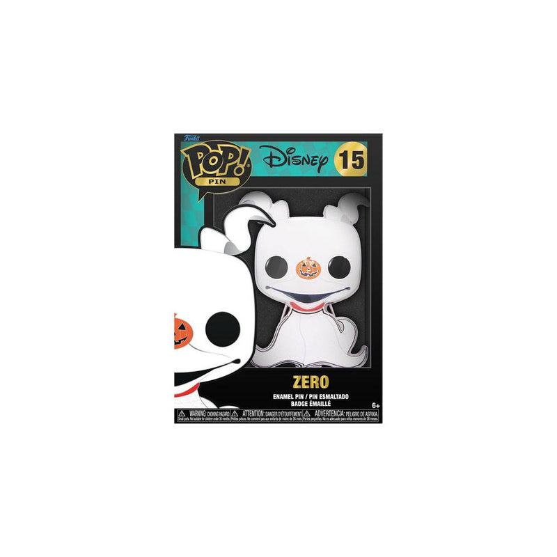 Nightmare Before Christmas POP! Enamel Pin Zero, side angle