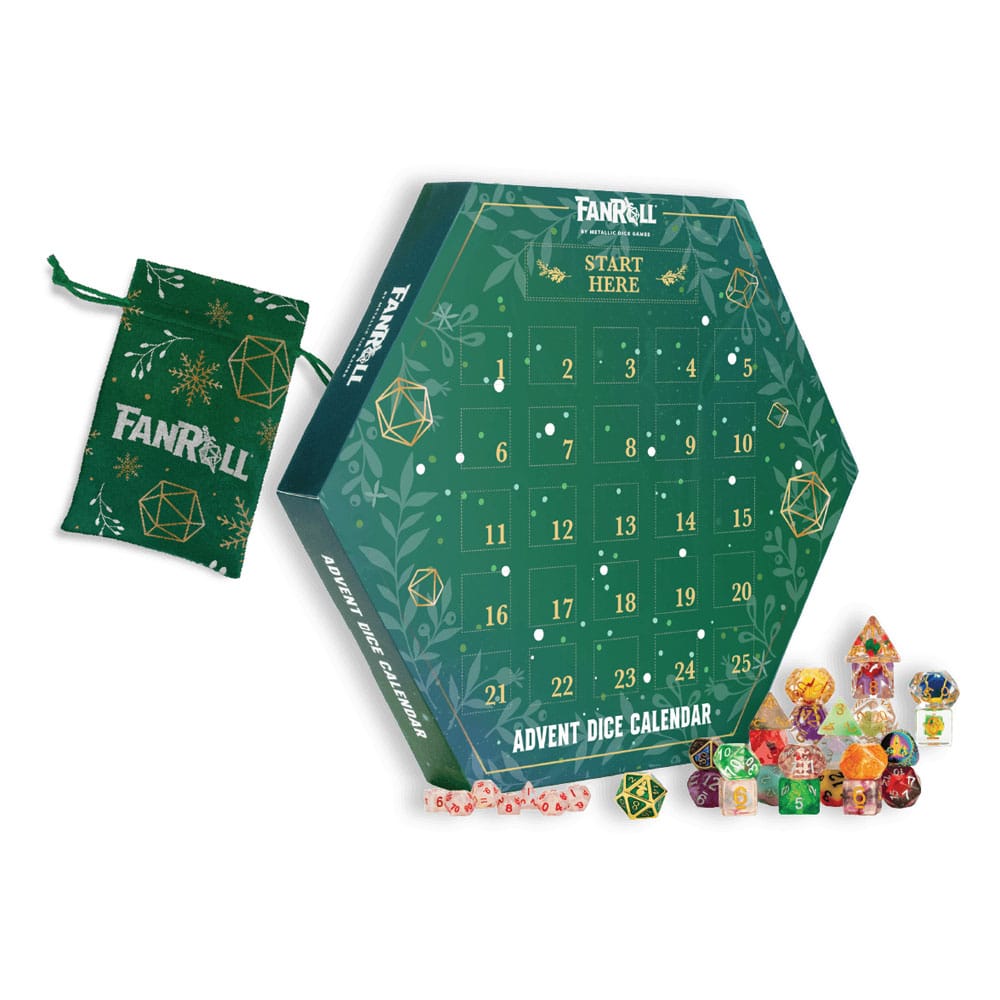 FanRoll Holiday Dice Advent Calendar
