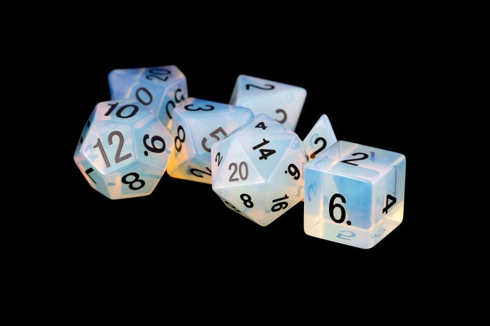 FanRoll Opalite Dice Set 7 Pieces
