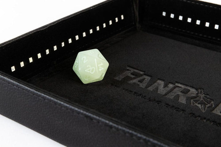 FanRoll Shadowlight Blacklight Folding Dice Tray Black
