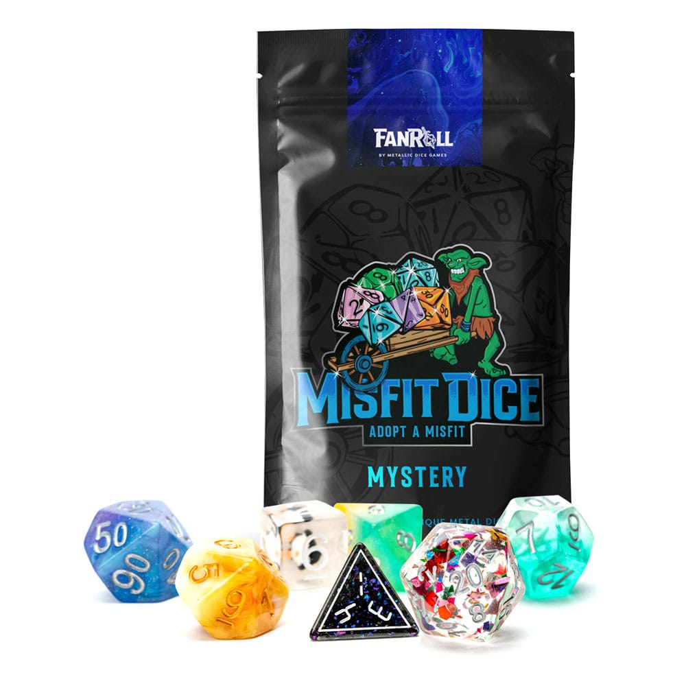 Misfit Dice Set Blind Bag Display Resin Assortment of 12