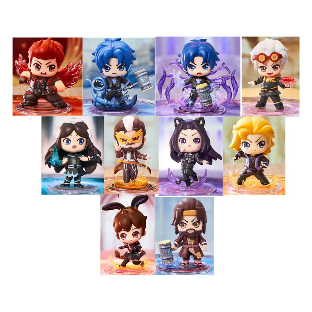 Soul Land Doula Continent Series Mini Figures Second Bullet College Elite Competition 11 cm Display Set of 8