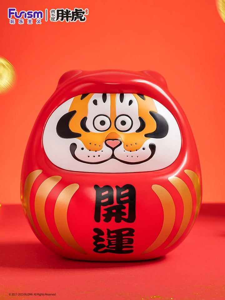 I Am Not Fat Tiger Alexander the Tiger Dharuma Statue 20 cm Collectible Figure