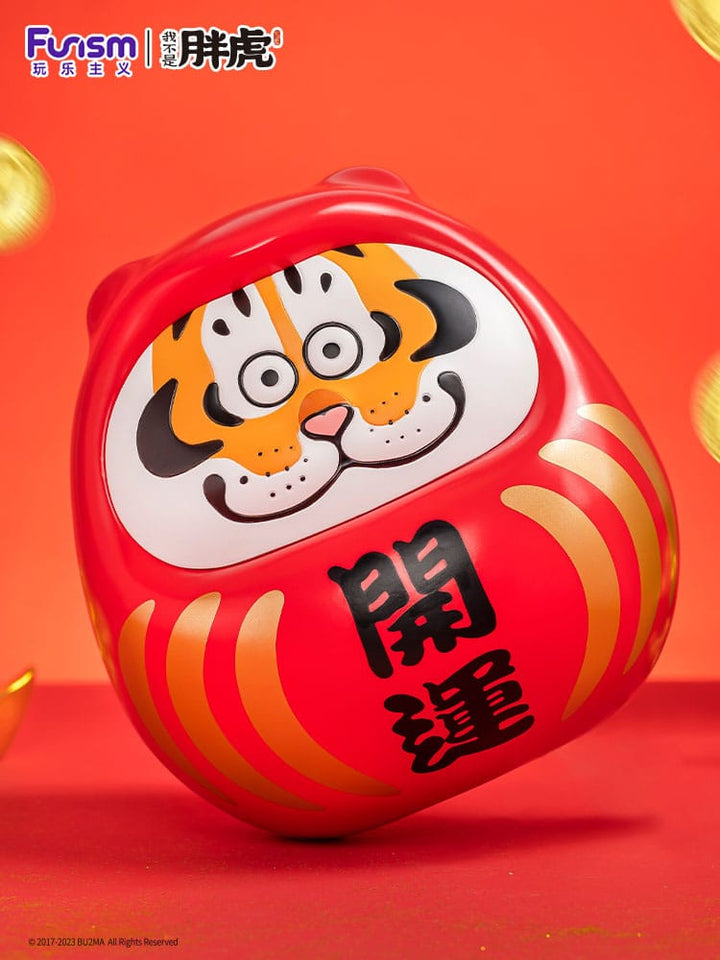 I Am Not Fat Tiger Alexander the Tiger Dharuma Statue 20 cm Collectible Figure