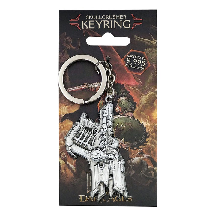 Doom Skull Crusher The Dark Ages Limited Edition Keychain Collectible