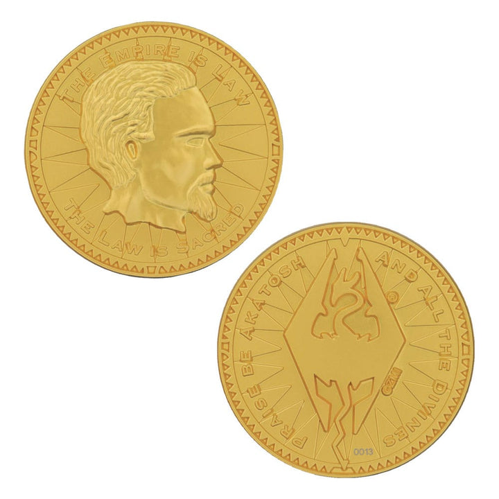 The Elder Scrolls V: Skyrim Septim Coin (Misty Gold Edition) Replica