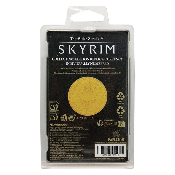 The Elder Scrolls V: Skyrim Septim Coin (Misty Gold Edition) Replica