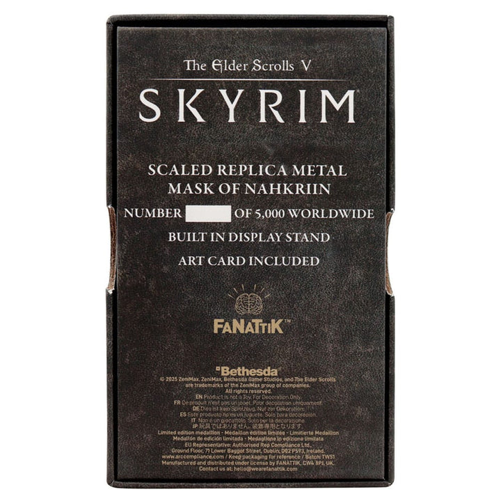 The Elder Scrolls V: Skyrim Nahkriin Dragon Priest Mask Scaled Replica
